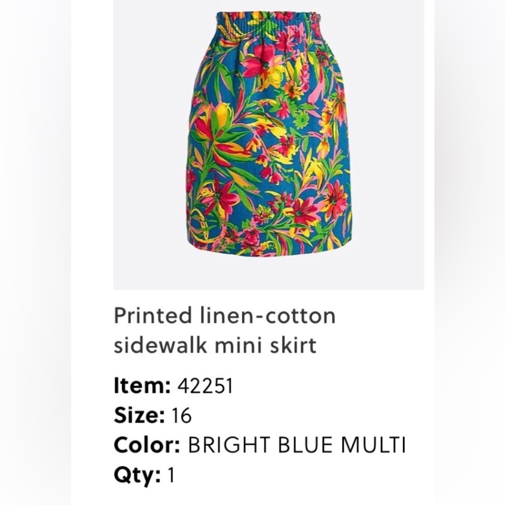 J crew skirt